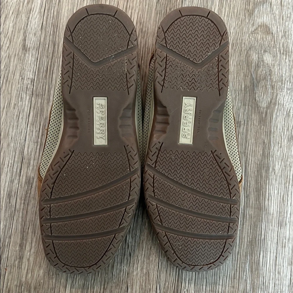 Sperry Kids Tan Boat Shoes